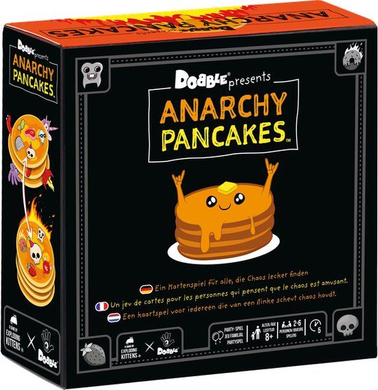 Dobble Anarchy Pancakes - Kaartspel - Standaard editie - 8+ jaar