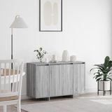 vidaXL Dressoir Grijs Sonoma Bewerkt Hout 120 x 41 x 75 cm