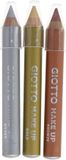 Giotto Schminkpotloden Make-up 2 Gram Wax Metallic 3 Stuks