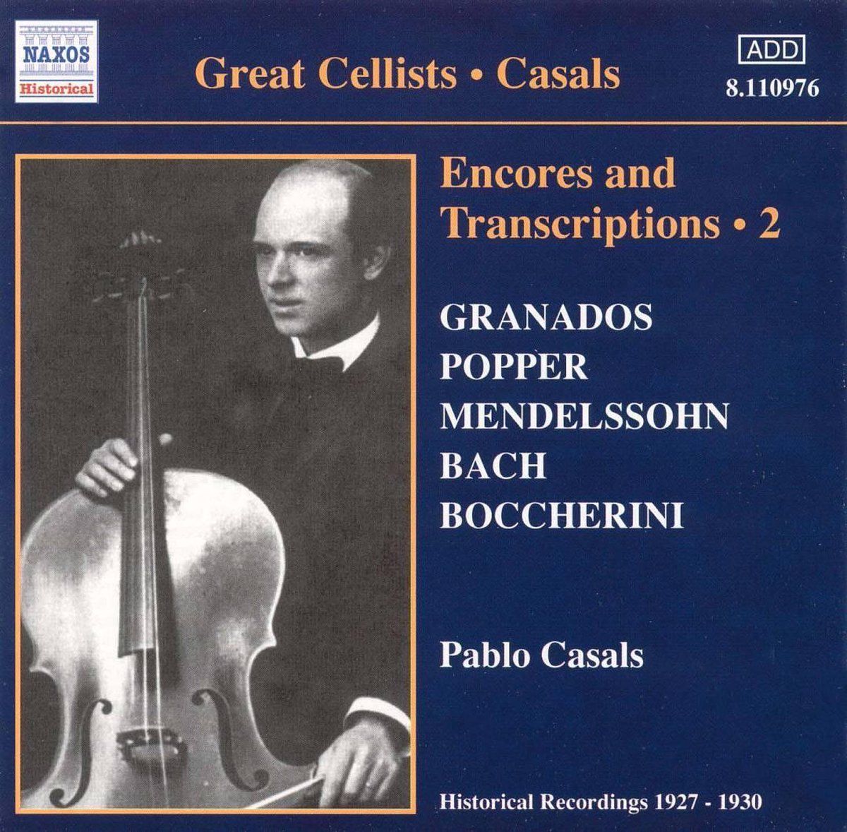 OUTHERE Casals:Encores&Transcription2