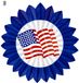Widmann Blauwe Amerikaanse papieren ventilator