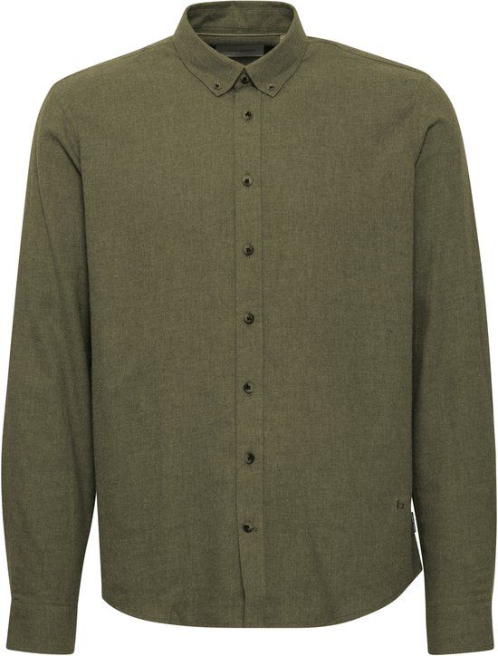 Blend BHBURLEY SHIRT NOOS Lange mouwen shirts Heren L Katoen Bluestone