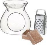 Ideas 4 Seasons Amberblokjes/geurblokjes cadeauset - Sandelhout
