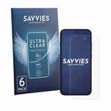 Savvies Screenprotector voor Oppo Reno 16 FS - Folie Beschermfolie transparant 6 Stuks