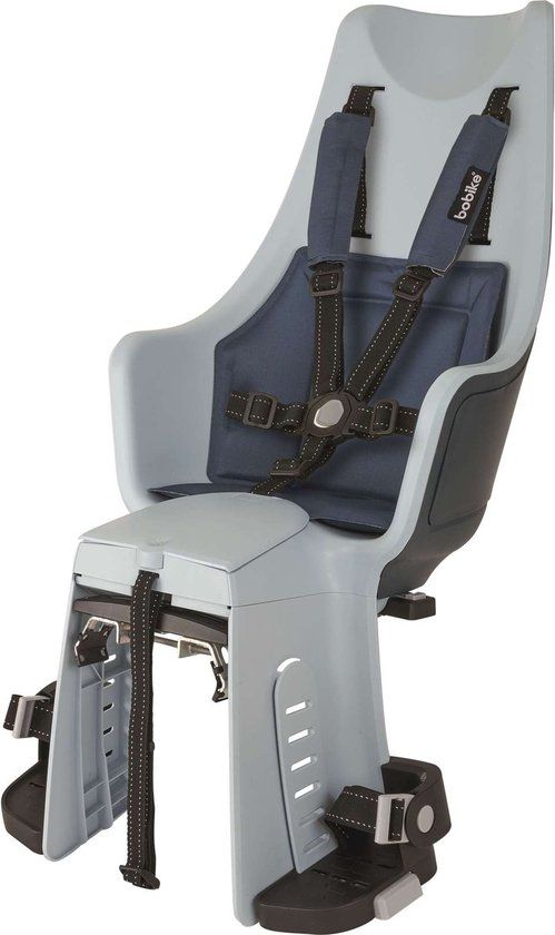 Bobike Exclusive Maxi Plus LED Achterzitje - Denim Deluxe - Blauw