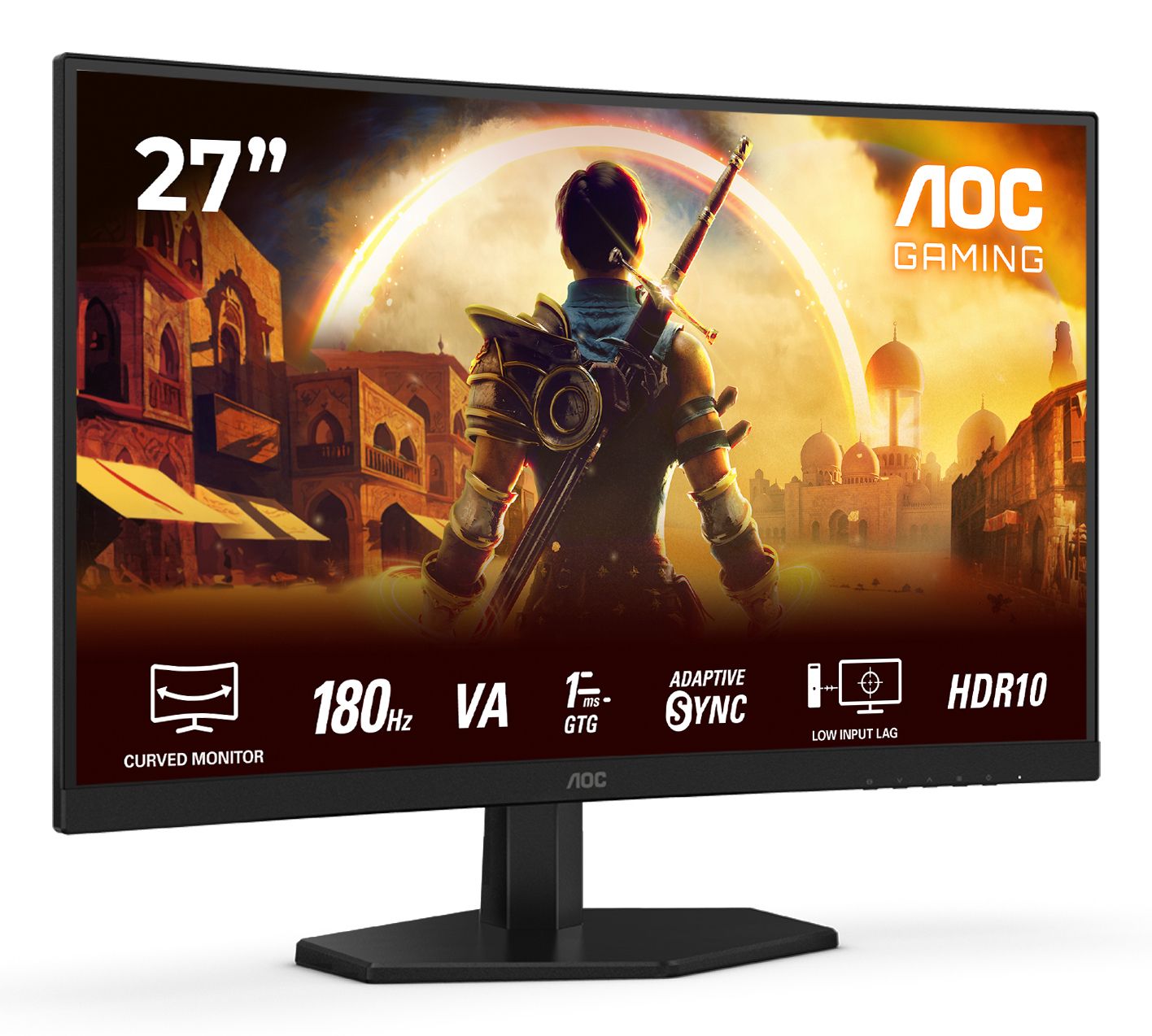 AOC G4 C27G42E 27" Full HD 180Hz Curved Gaming Monitor