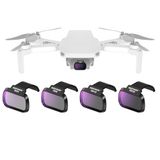 NEEWER ND Filterset compatibel met DJI Mini 4K/2 SE/SE/2/Mavic Mini (4 stuks), ND4+ND8+ND16+ND32, HD-meerlaags optisch glas, accessoires voor drone-camera, FL-B39