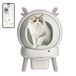 IDEALHOUSE Litière autonettoyante automatique pour chat avec application, 65 litres