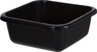 Unyqoos® Vierhoekige kom 10 l antraciet plastic 35 x 35 x 12 cm