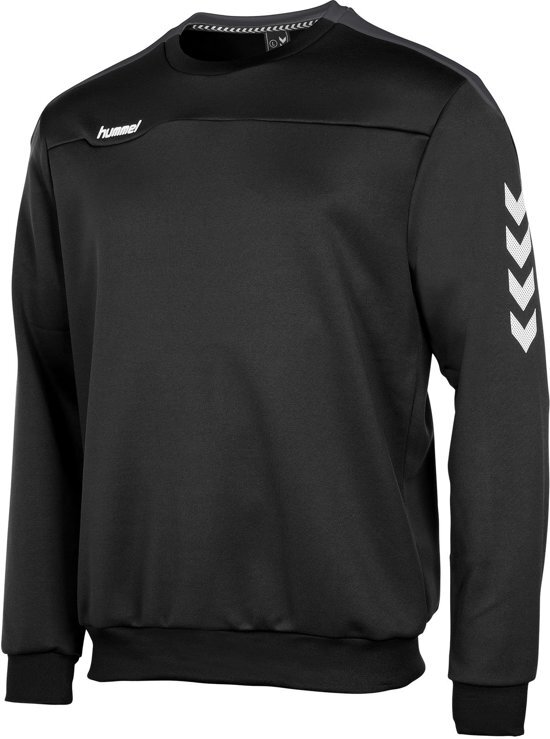 Hummel Valencia Top Round Neck Sporttrui Heren - Black-Anthracite