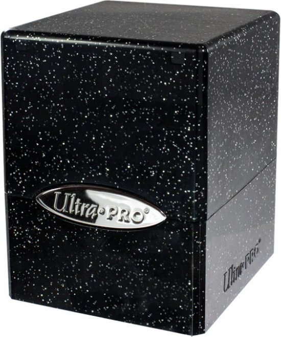 Ultra Pro Satin Cube Glitter Black Deck Box