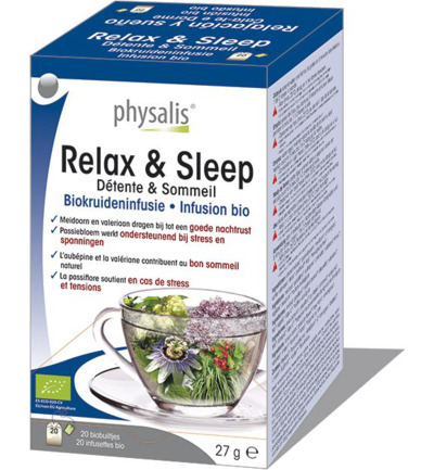 Physalis Relax & sleep bio thee 20ST