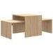 VidaXL Salontafel Sonoma Eiken 100x48x40 cm