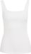 WE Fashion Dames singlet van ribstof - Wit