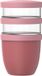 Mepal Lunchpot 3-delig Ellipse - 500 + 200 + 200 ml - Vivid mauve