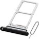 MMOBIEL Dual Simkaart Houder Compatibel met Samsung Galaxy Z Fold6 – Sim Tray - Dubbele Simkaarthouder Vervanging – Sim Card Tray - Incl. Sim Pin en Waterdichte Rubberen Ring - Zwart