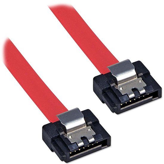 LINDY 33559 SATA-kabel 0,2 m Rood