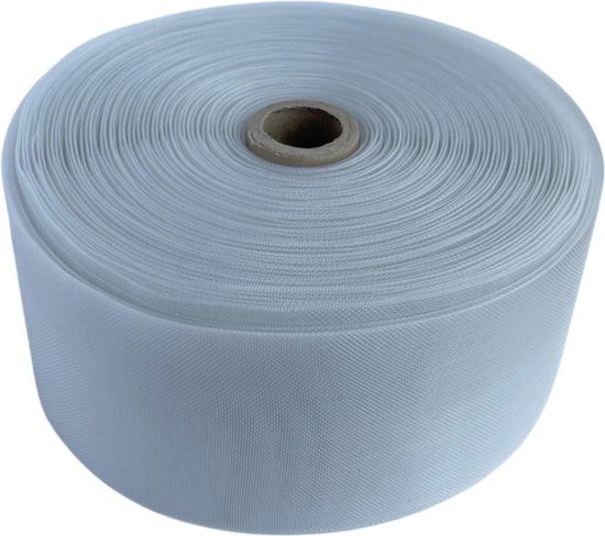 Transparant Gordijnband - 77 mm - Rol 100 meter