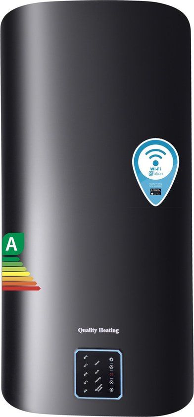 Quality Heating 80 Liter Performance QH Wifi Dual Electric Boiler with Digital Control - Energy Class A - Energy Efficient - Universal Mounting