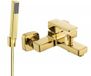 Mexen Cetus R77 robinetterie de bain avec ensemble de douche, or