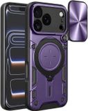 Techsuit Hoesje geschikt voor Apple iPhone 17 Pro - CamGuard Pro Back Cover - Violet