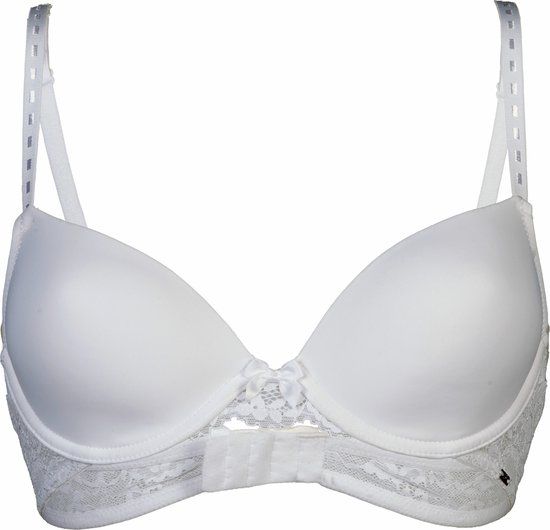 After Eden Lana Padded Bra in Recycled Fabric - White - 85D