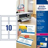 AVERY Zweckform Quick & Clean Visitekaartjes, satijnglans