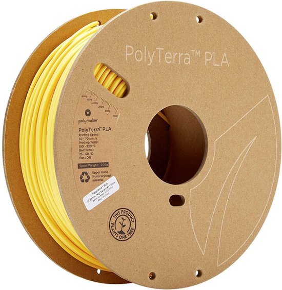 POLYMAKER PolyTerra PLA filament Savannah-Yellow 2,85 mm 1 kg