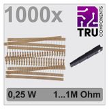 TRU COMPONENTS TC-12888468 T22P060 Koolfilmweerstand assortiment Axiaal bedraad 0.25 W 5 % 1000 pièce(s)