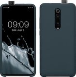 kwmobile telefoonhoesje geschikt voor Xiaomi Mi 9T (Pro) / Redmi K20 (Pro) - Hoesje met siliconen coating - Smartphone case in leisteen