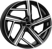 MAK QVATTRO 8.5x21 pouce 5x112 ET 38 finition noir brillant