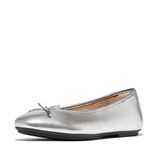 FitFlop Zilvere Ballerina ZILVER - Maat 40