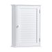 Bad Vida Badkamer Kast Enkele Deur Shutter Wandmontage Opslag Enkele deur, sluiter Kleur: wit