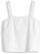 Tom Tailor Cropped top met broderie - Maat 152 - White