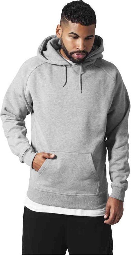 Urban Classics Blank Hoodie - Grijs - Maat M