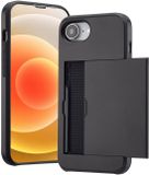 imoshion Hoesje met Pasjeshouder - Geschikt voor Apple iPhone 17e / 16e - Zwart