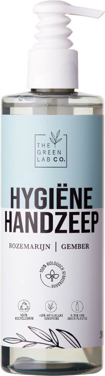 The Green Lab Co. Vloeibare Handzeep 300ml - Rozemarijn & Gember