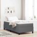 Maison Exclusive - Lit boxspring gris clair et blanc 80 x 200 cm en velours côtelé