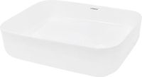 LuxeBath Wastafel Vierkant zonder overloop 50,5x39,5x13,5 mm Wit keramiek