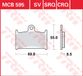 TRW Plaquettes de frein MCB 595