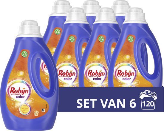 Robijn Color Vloeibaar Wasmiddel - 120 wasbeurten - Voordeelverpakking