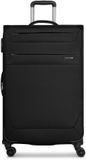 Worldpack Chicago 4 wielen Trolley L 78 cm met uitbreidingsplooi - Zachte bagage - TSA slot - black