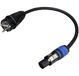 NWP Netsnoer 0,5 m powerCON blauw op 230V Schuko stekker - 3x2,5mm² - rubberen slang - NAC3FXXA-W-S Power-In (blauw)