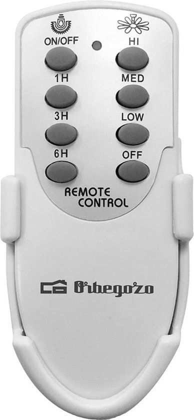 Orbegozo CP 54132 Plafondventilator, diameter 120 cm, 55 W, 3 snelheden, afstandsbediening, 5 transparante vleugels