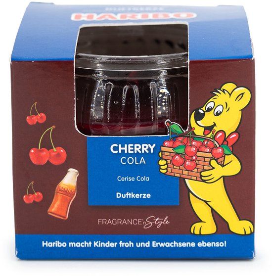 Haribo Cherry Cola Geurkaars Rond Kers (fruit) Meerkleurig, Rood 1 stuk(s)