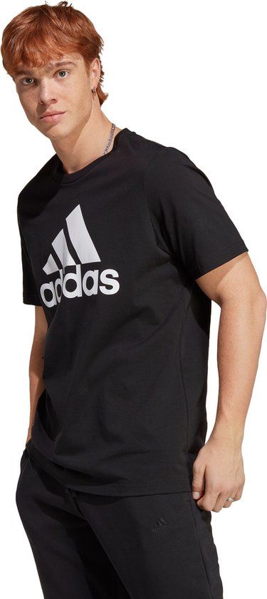adidas Sportswear Essentials Big Logo T-shirt - Men - Black - M