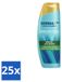 Head & Shoulders 25 x DermaXPro Kalmerende Anti-roos Shampoo, 225 ml - Voordeelverpakking