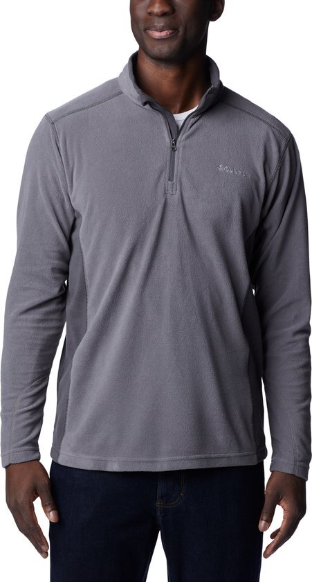 Columbia Klamath Range™ II Half Zip Fleece trui - Fleecetrui met halve rits - Outdoortrui Heren - Grijs - Maat XXL