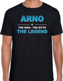Bellatio Decorations Arno Voornaam cadeau - The man, The myth the legend - zwart - voor heren - verjaardag - vaderdag - pensioen - geslaagd - bedankt S