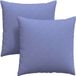 vidaXL Zitkussens 2 stuks Stof Jeans Blauw 80 x 80 cm